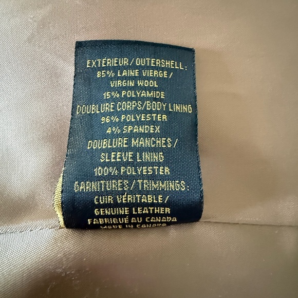 Mackage Wool Tan Belted Coat - Picture 9 of 11